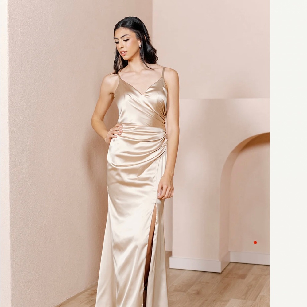 Revelry Rory Satin Dress size 8